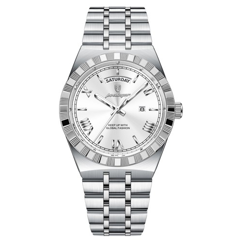 Herren armbanduhr edelstahl - herren,