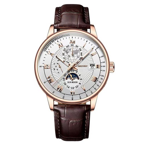Herren armbanduhr leder - herren,