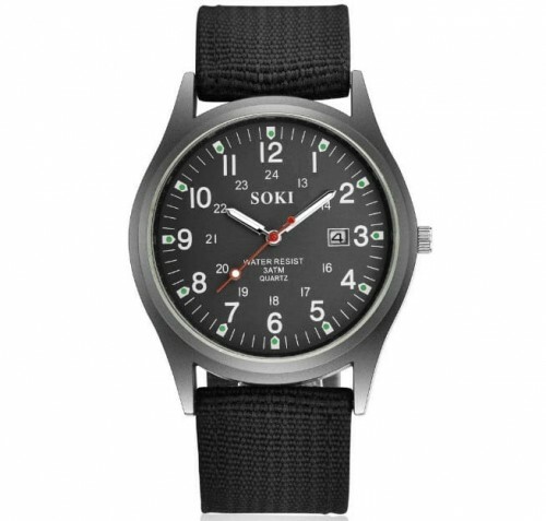 Luxus militär silber herren - luxus,