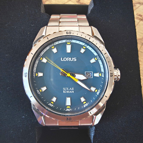 Lorus solar herren uhr blau - solar,