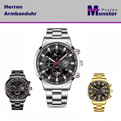 Armbanduhr herren uhr - armbanduhr, quartz