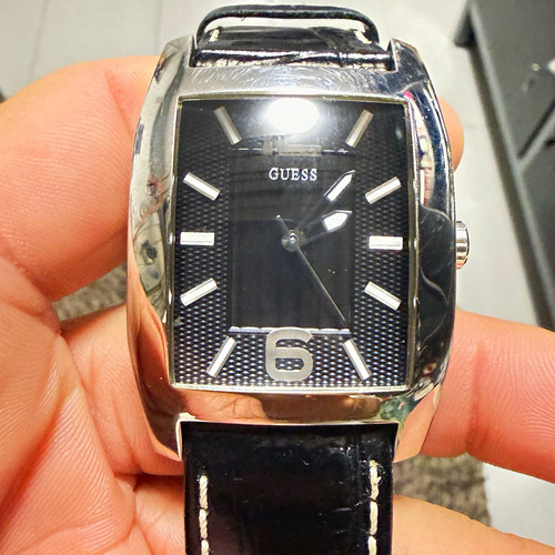 Guess steel herren armbanduhr - steel,