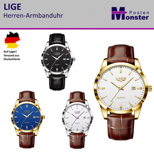 Lige armbanduhr herren quarz - lige,