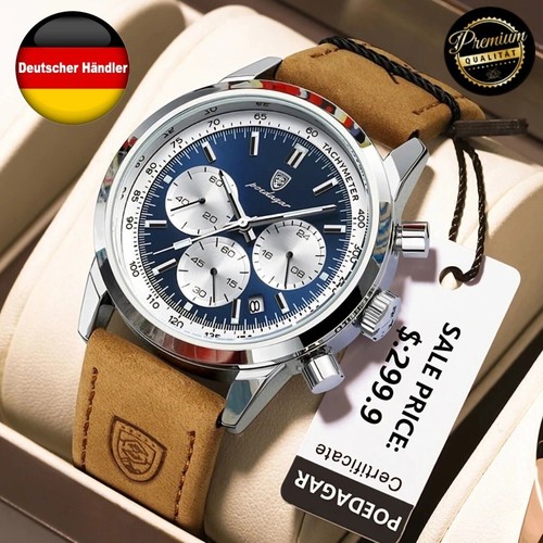 Leder armbanduhr poedagar - leder,