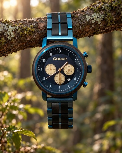Gonar herren holzuhr - gonar,