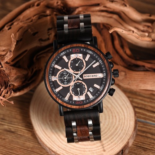 Herren holzuhr holz armbanduhr - herren,