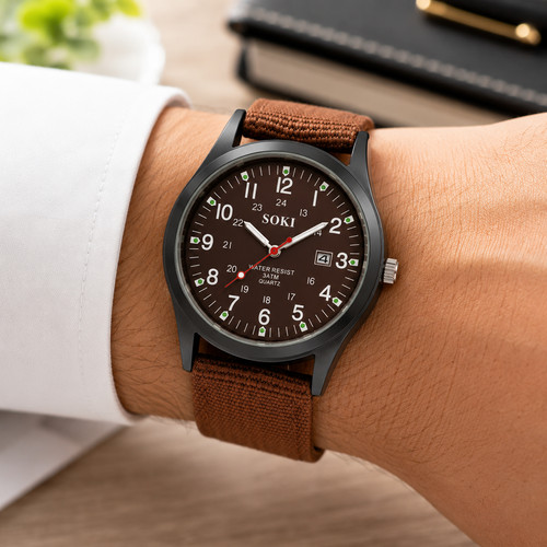 Soki herren armbanduhr - armbanduhr, analog